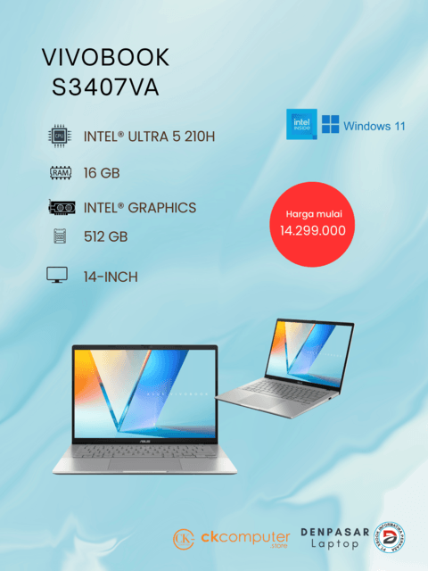 Asus S3407VA-VIPS5151M Core 5 210H RAM 16GB/512GB/Matte Grey